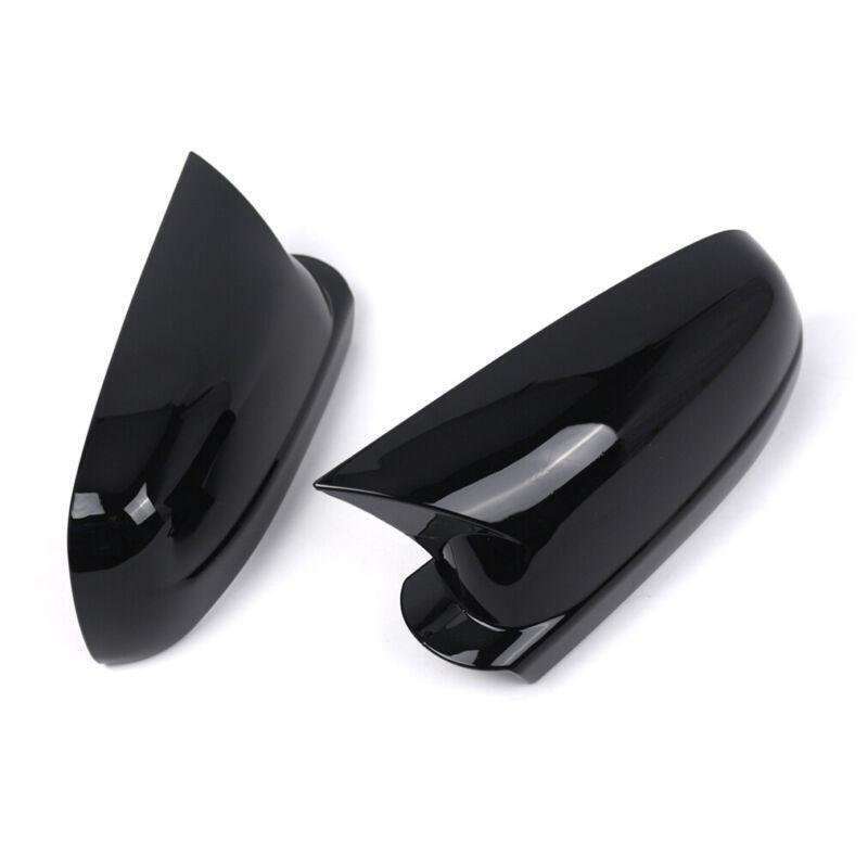 2x Wing Mirror Cover Caps For VW Golf Jetta Mk4 Passat B5 1998-2004 Gloss Black
