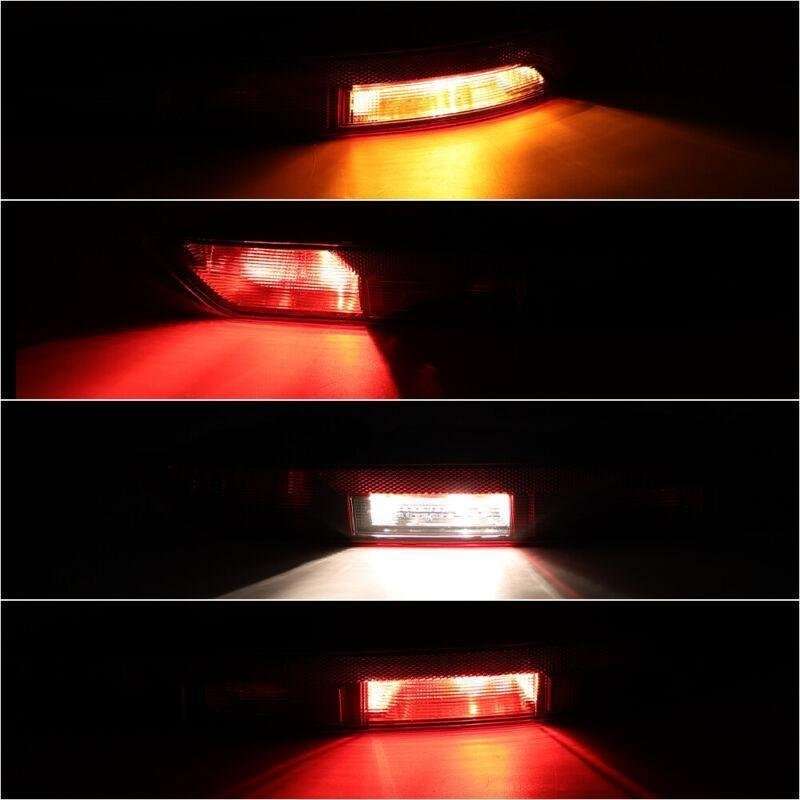 Right Bumper Light For Audi Q5 2017 18-2021 Tail Lower Rear Brake Lamp W/5 Bulbs