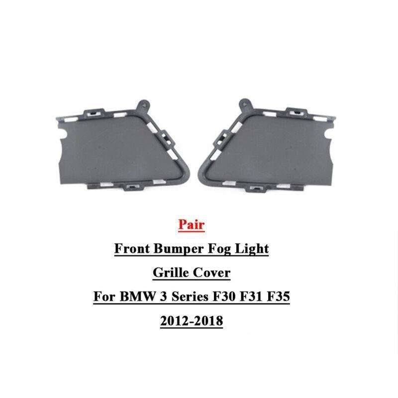 2x Front Bumper Fog Light Grille Cover For BMW 3 Series F30 F31 F35 2012-2018 LR
