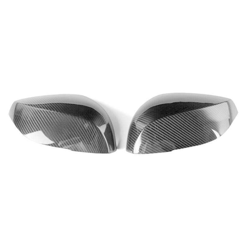 FOR 17-19 INFINITI Q60 COUPE DIRECT REAL CARBON FIBER SIDE MIRROR COVER PAIR