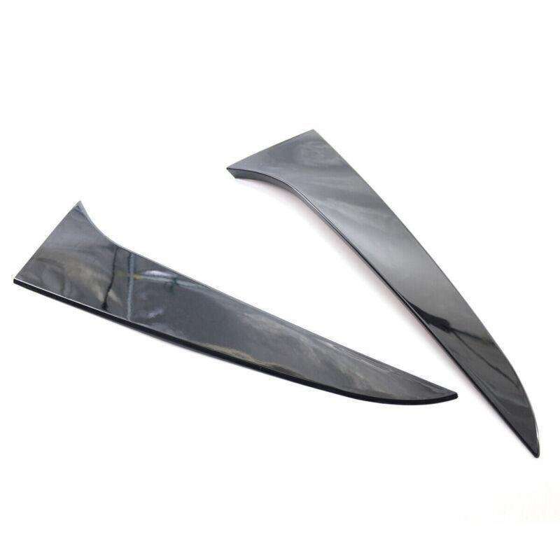 Pair Rear Window Side Spoiler Canards Trim Fit For BMW E84 09-15 Gloss Blk Style