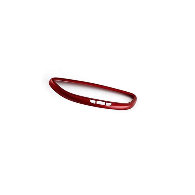 Interior Interior Console Rearview Mirror Trim For Porsche Cayenne 2011-2017 Red