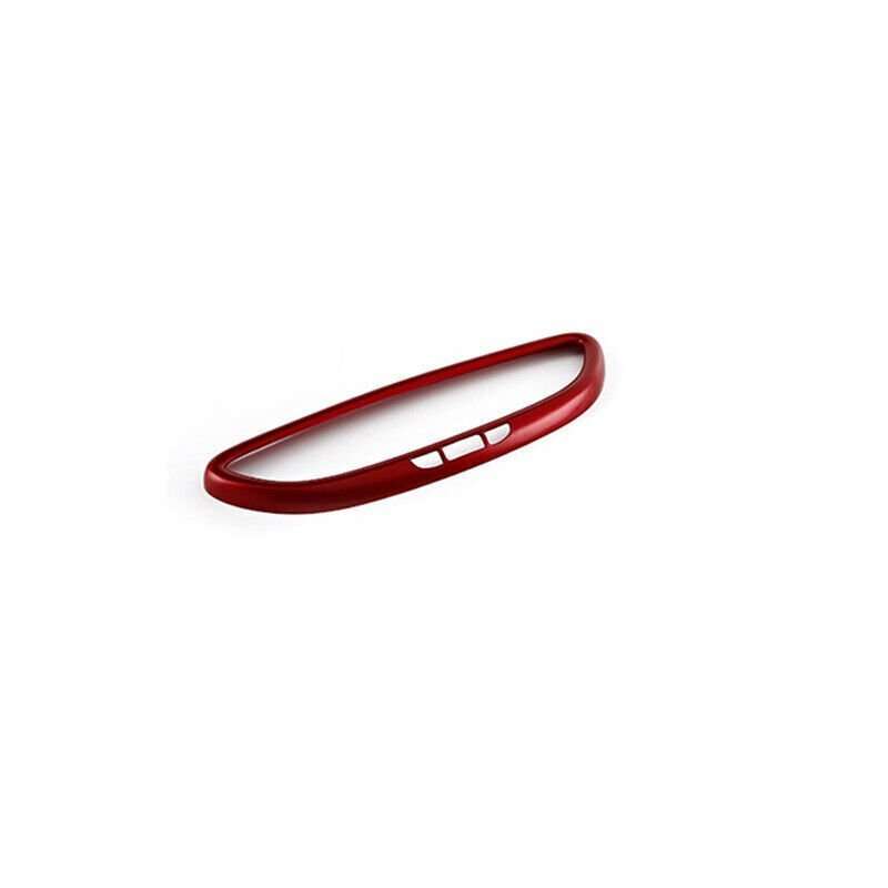 Interior Interior Console Rearview Mirror Trim For Porsche Cayenne 2011-2017 Red