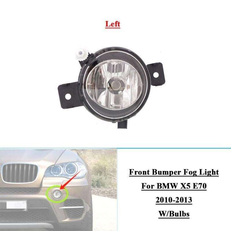 Front Bumper Fog Light Lamp For BMW X5 E70 2010-2013 W/Bulb Left 63177237433