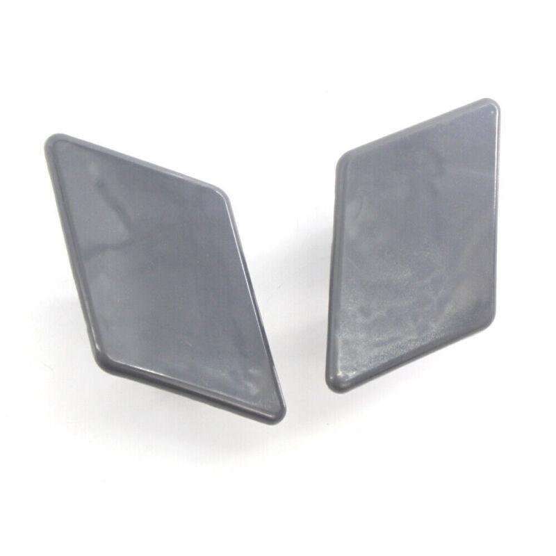One Pair For BMW E90 E91 09-12 Headlight Washer Jet Nozzle Cover Cap Left Right