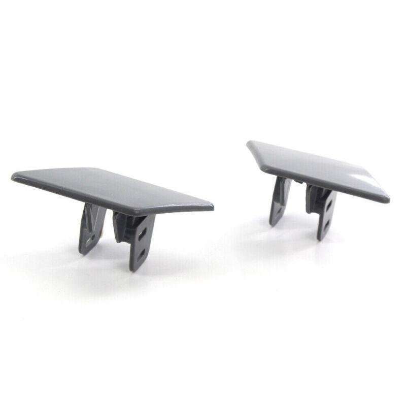 One Pair For BMW E90 E91 09-12 Headlight Washer Jet Nozzle Cover Cap Left Right