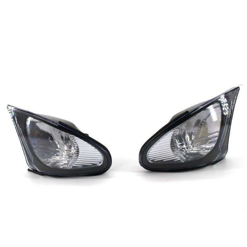 Fit For BMW E46 4DR Sedan Corner Lights Cover Shape Clear Lens 02-05