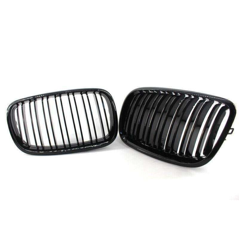 Gloss Black X5M style Front Hood Bonnet Kidney Grill Grille for BMW X5 E70 07-13