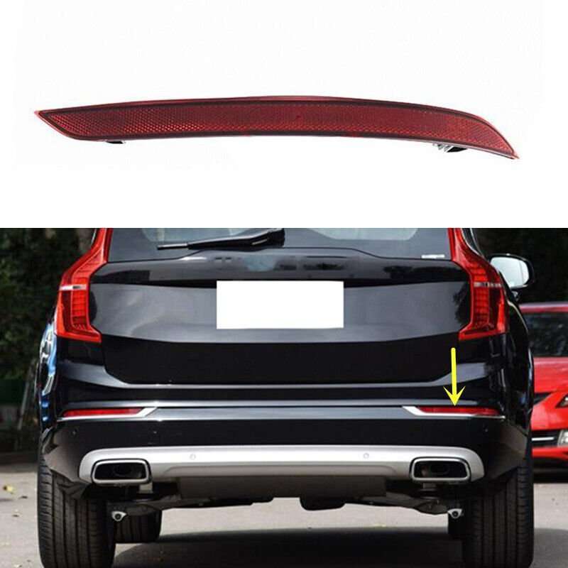 1*For Volvo XC60 2018-2021 XC90 2016-2021 Right Side Rear Bumper Reflectors