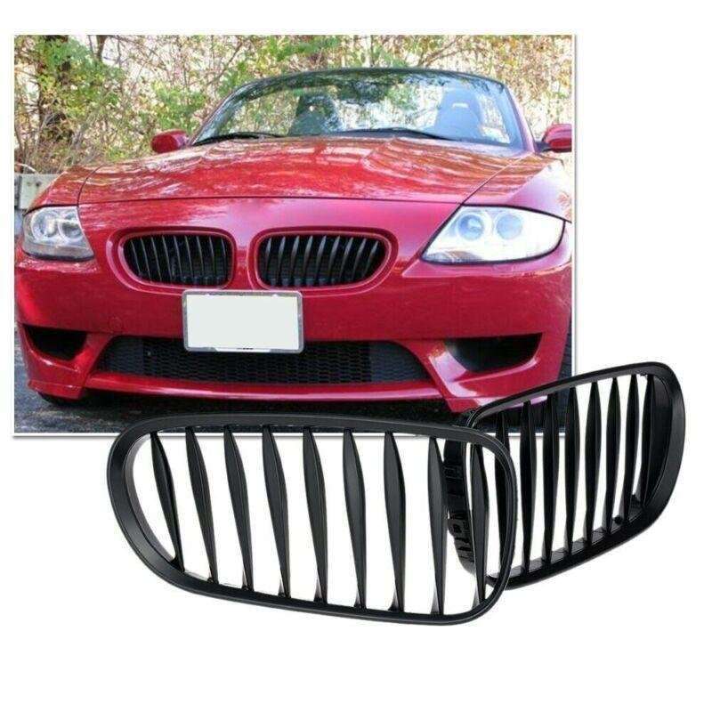 Matt Black Front Bumper Sport Kidneye Grill fit for BMW Z4 E85 E86 03-08