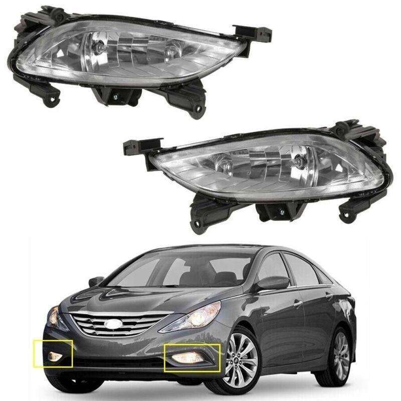 Fits For Hyundai Sonata 2011-2014 1 Pair Front Bumper Fog Light Driving Lamps