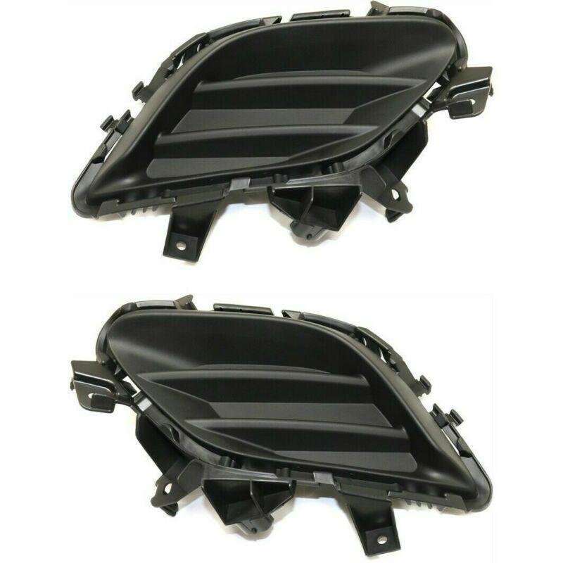 Front Bumper Grille Fog Light Lamp Cover For 2014 2015 2016 2017 Mazda 6 Pair