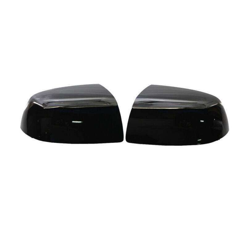 Mirror Cover Black For Ford Focus 2005-2007 Set of 2 Driver &amp; Passenger Side