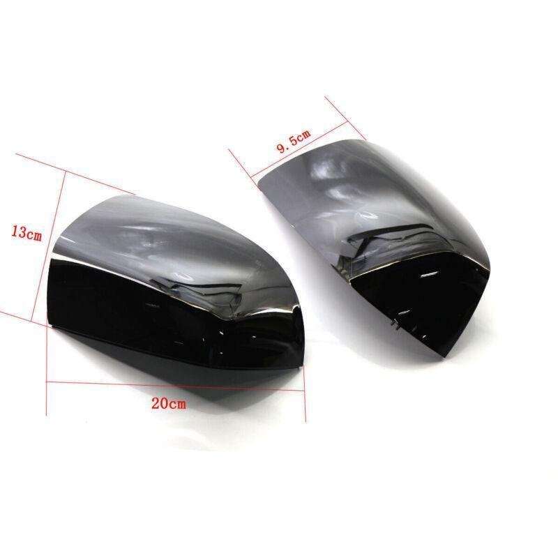 Mirror Cover Black For Ford Focus 2005-2007 Set of 2 Driver &amp; Passenger Side