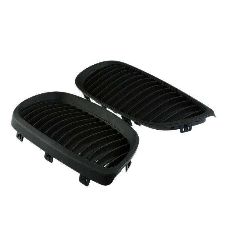 2X/Set Matte Black Grille for BMW E92 E93 3 Series Coupe Cabriolet 06-09 Grill