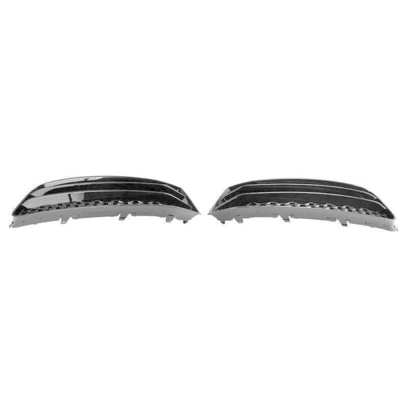 For Audi A1 2015-2018 Car Front Bumper Fog Light Grille Fog Lamp Cover Pair L&amp;R