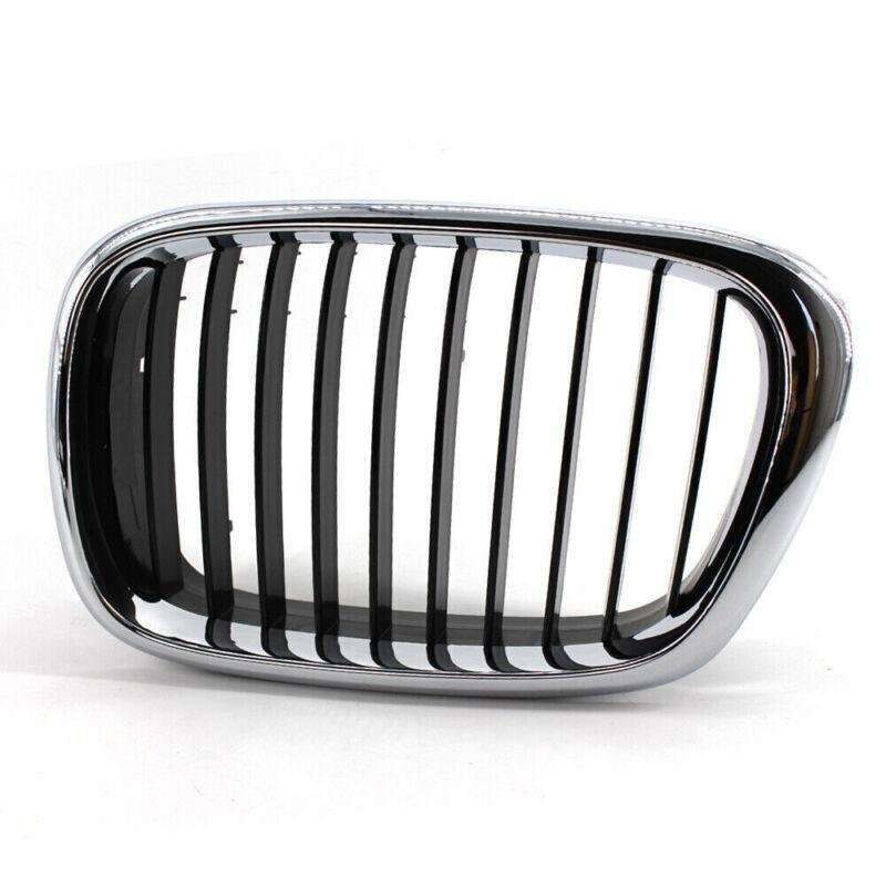 Pair of Half Chrome Front Kidney Grille fit for BMW E39 5 Series 1999-2003
