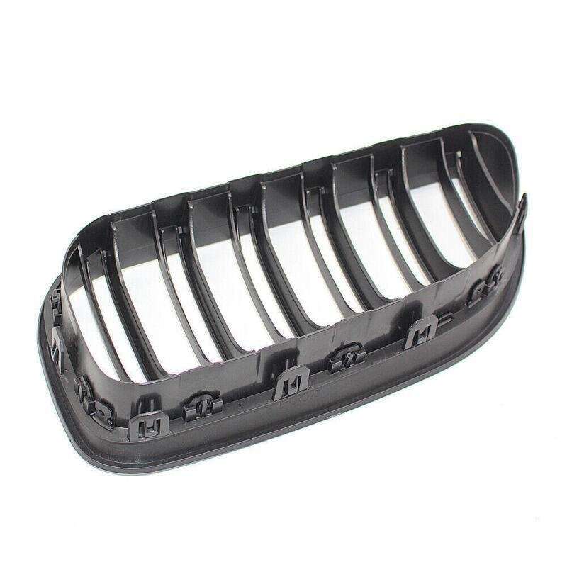 Pair For BMW F06 F12 F13 2012 - 2017 Matte Black Grille M6 STYLE Dual Slat Grill