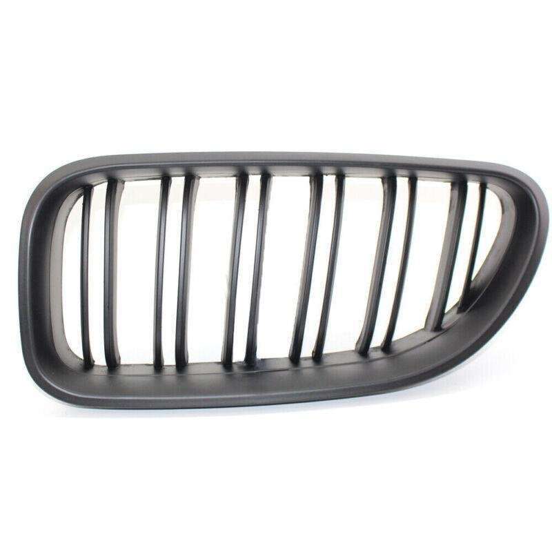 Pair For BMW F06 F12 F13 2012 - 2017 Matte Black Grille M6 STYLE Dual Slat Grill