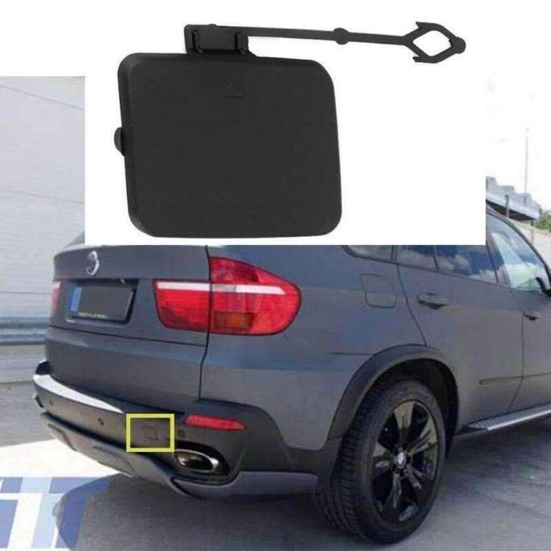 For BMW E70 X5 2007-2010 Right Side Rear Bumper Trailer Cover Tow Hook Cover