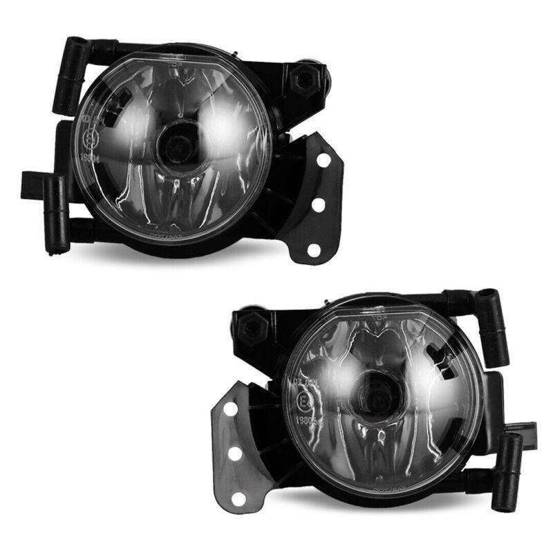 For BMW E60 E61 E63 E64 X3 E83 Halogen Fog Lights Front Bumper Driving Lamp Pair