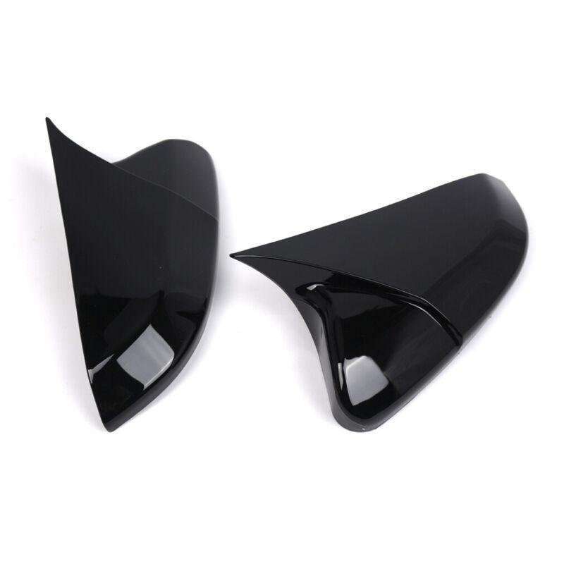 2x Rear View Wing Mirror Cover Caps For Honda Civic 10Th 2016-2021 Gloss Black