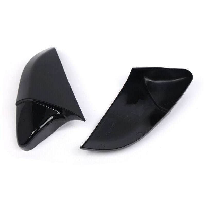 2x Rear View Wing Mirror Cover Caps For Honda Civic 10Th 2016-2021 Gloss Black