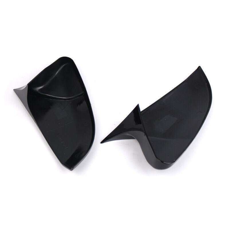 2x Rear View Wing Mirror Cover Caps For Honda Civic 10Th 2016-2021 Gloss Black