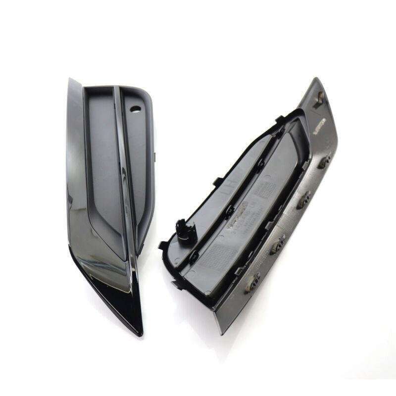 Pair Front Left Right Bumper Lower Grille Trim For VOLVO S90 V90 16-19