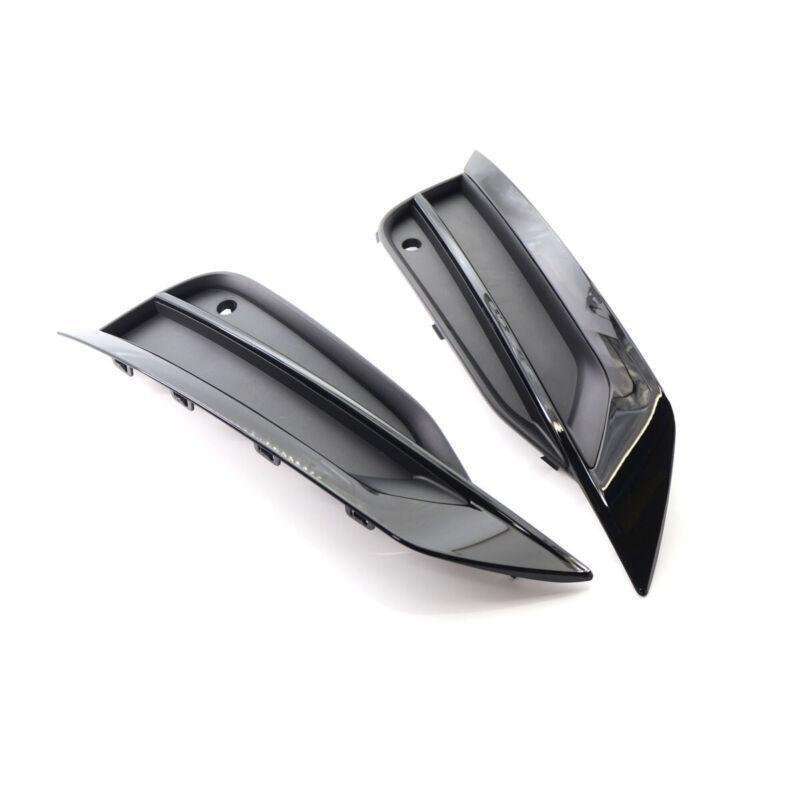 Pair Front Left Right Bumper Lower Grille Trim For VOLVO S90 V90 16-19