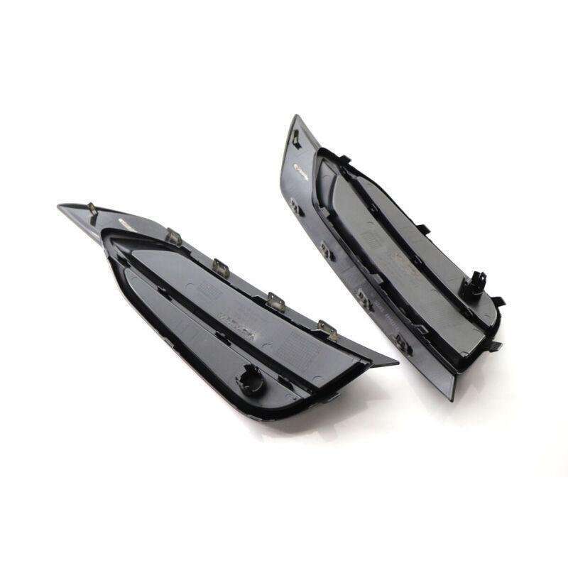 Pair Front Left Right Bumper Lower Grille Trim For VOLVO S90 V90 16-19