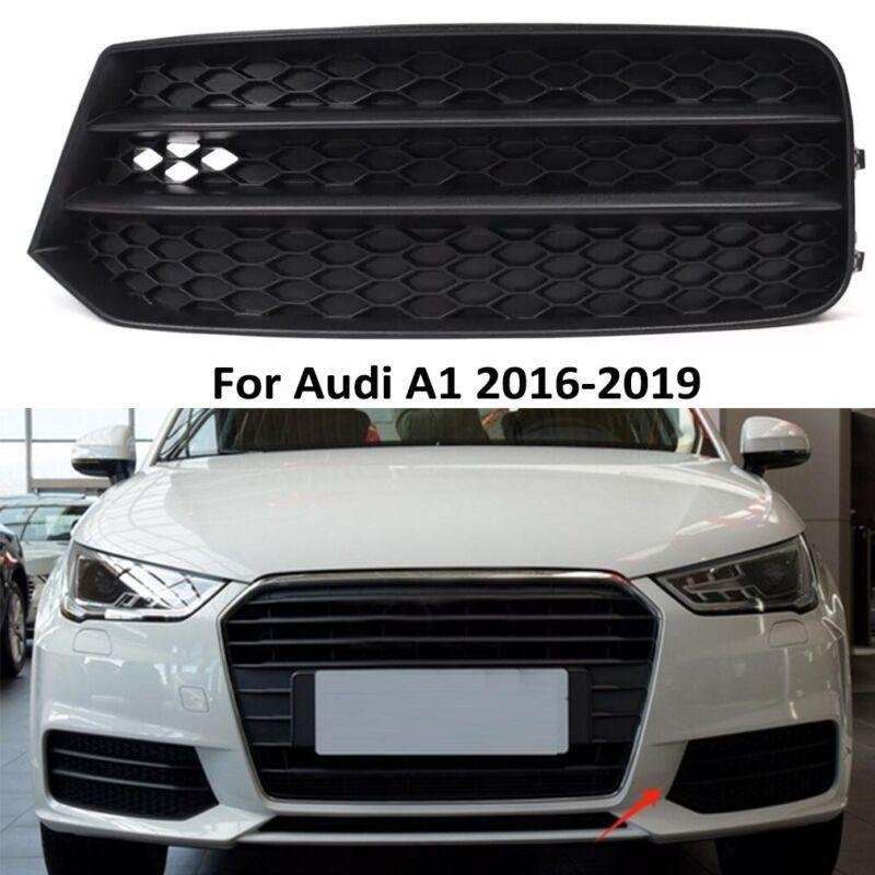 Front Bumper Fog Light Lamp Grille Cover For Audi A1 2016-2019 Black Left