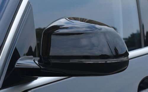 Rearview Mirror L&amp;R Decor Painted Black Cover Trim Fit For 2019-2023 BMW X5 G05