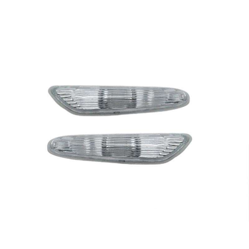 2x Car Side Marker Turn Signal Lights For BMW E90 E91 E92 E93 2006-2011 White