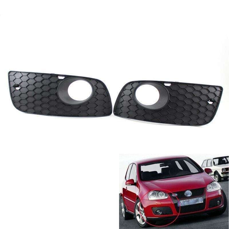 HONEYCOMB HEX MESH Fog Light Grille 06-09 Pair Fit for VW MK5 GTI JETTA