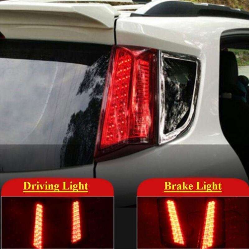 Rear Windshield Side Pillar Tail Brake Light Lamp For Ford Ecosport 13-19 Pair