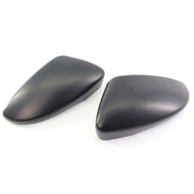 Pair Matte Black Wing Mirror Cover Cap for VW Beetle/CC/Eos/Jetta/Passat 09-12