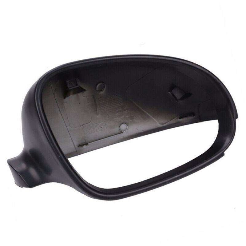 Flat Matte Black Rearview Mirror Door Cap Cover For VW Golf Rabbit Jetta MK5 New