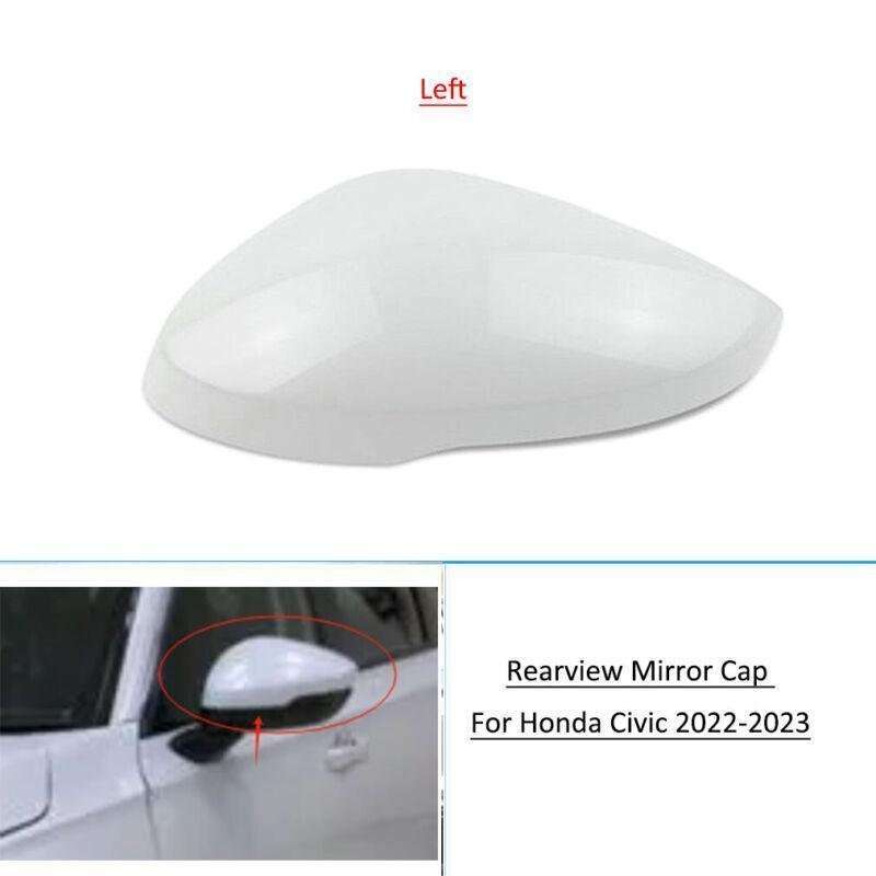 Left Side Door Wing Rearview Mirror Cover Cap For Honda Civic 2022-2023