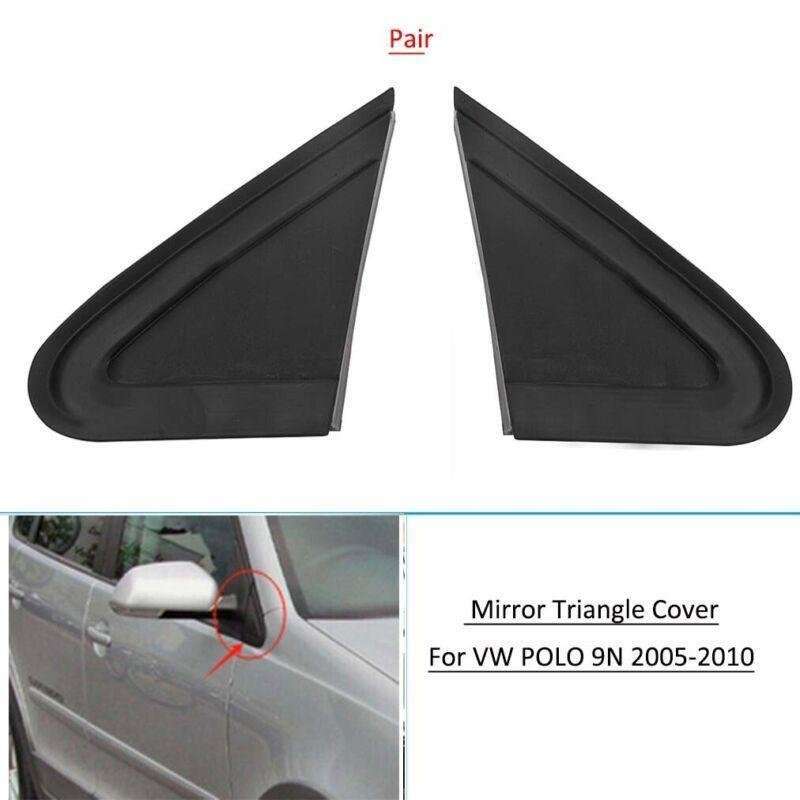 Front Door Mirror Triangle Cover For Volkswagen VW POLO MK5 9N 2005-2010 Pair