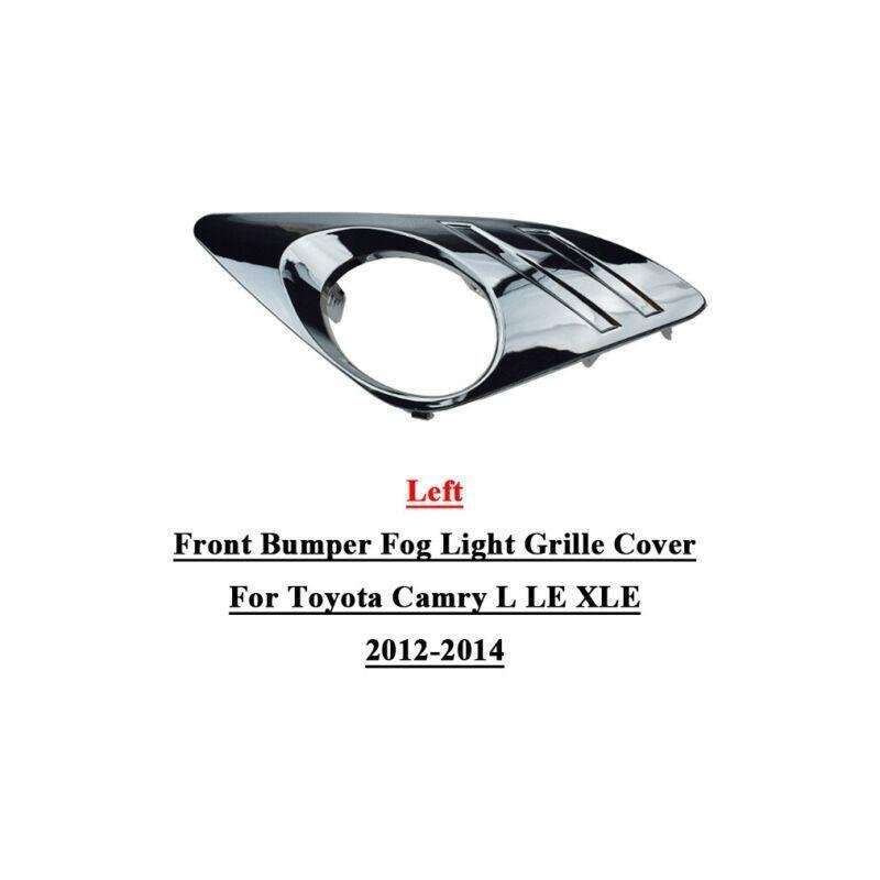 Front Bumper Fog Light Grille Cover For Toyota Camry L LE XLE 2012-2014 Left