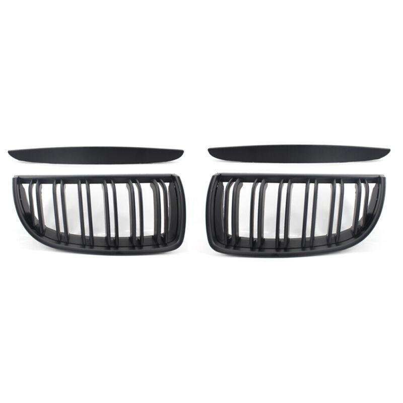 Car Grille Matte Black Twin Line fit for BMW E90 E91 05-08