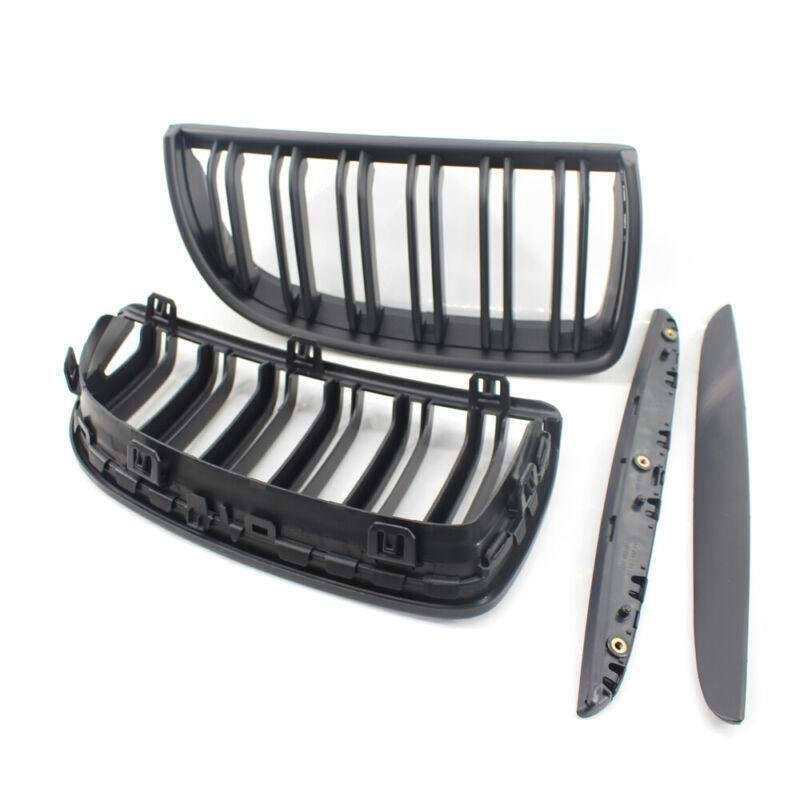 Car Grille Matte Black Twin Line fit for BMW E90 E91 05-08