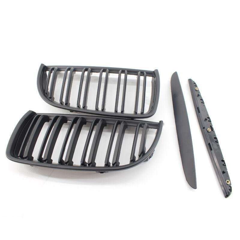 Car Grille Matte Black Twin Line fit for BMW E90 E91 05-08