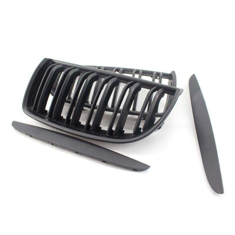 Car Grille Matte Black Twin Line fit for BMW E90 E91 05-08