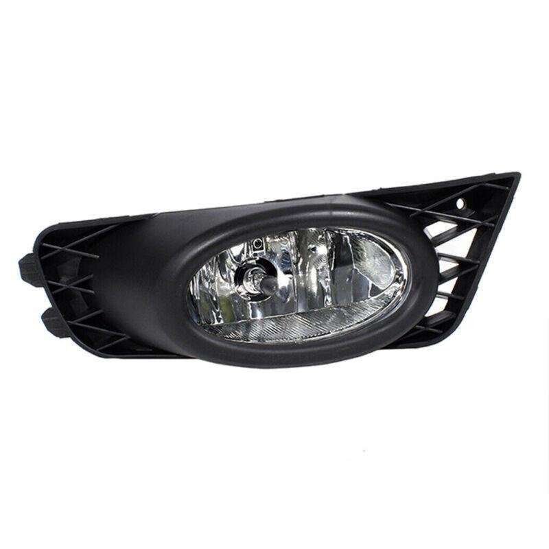 Front Bumper Fog Lights Lamp Black Cover For Honda Civic 4DOOR 2009-2011 Right