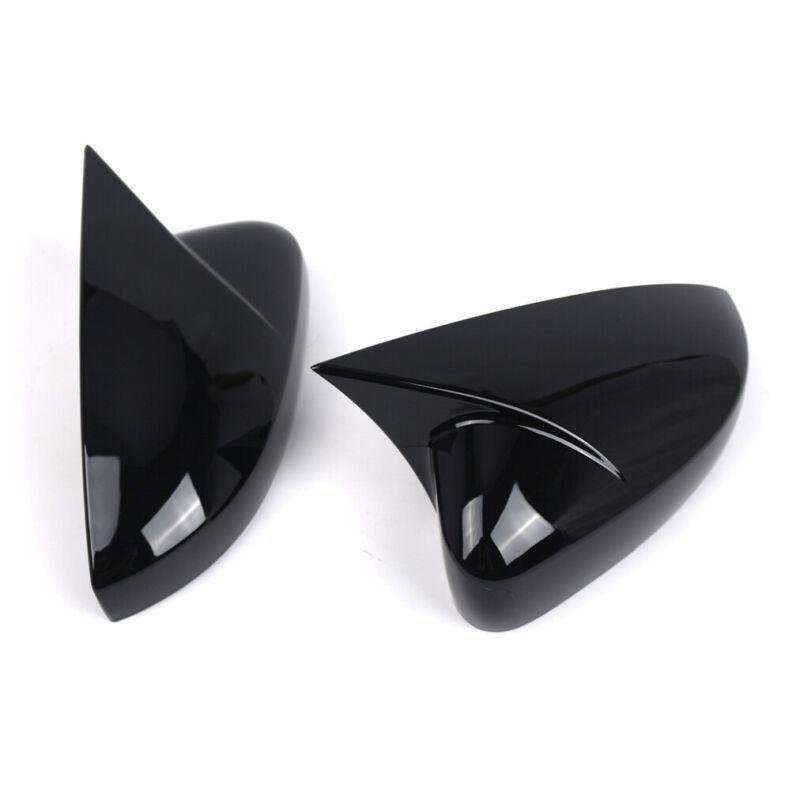2x Rear View Wing Mirror Cover Caps For VW Polo MK5 2009-2017 Gloss Black