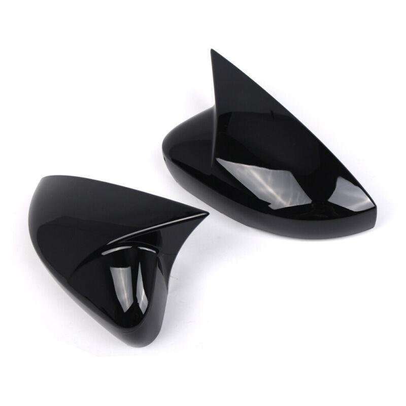 2x Rear View Wing Mirror Cover Caps For VW Polo MK5 2009-2017 Gloss Black