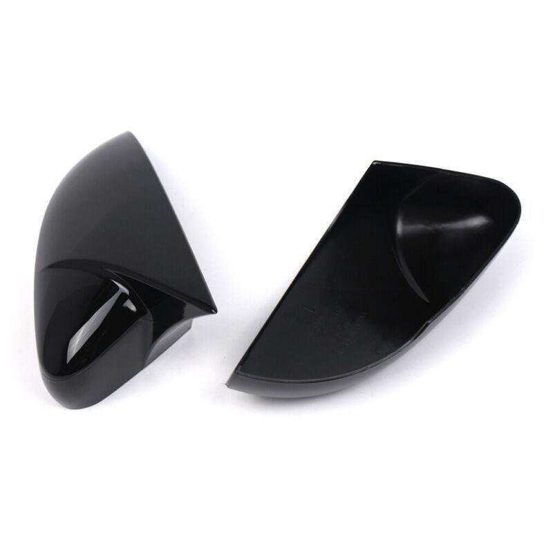 2x Rear View Wing Mirror Cover Caps For VW Polo MK5 2009-2017 Gloss Black