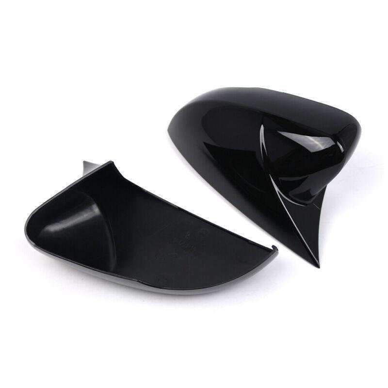2x Rear View Wing Mirror Cover Caps For VW Polo MK5 2009-2017 Gloss Black